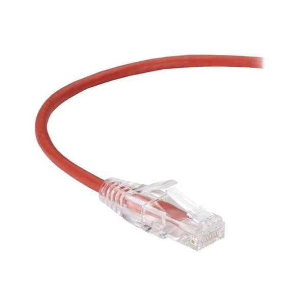 Black Box Black Box C6PC28-RD-07 7 ft. Slim Net CAT6 Patch UTP Network Cable; Red C6PC28-RD-07